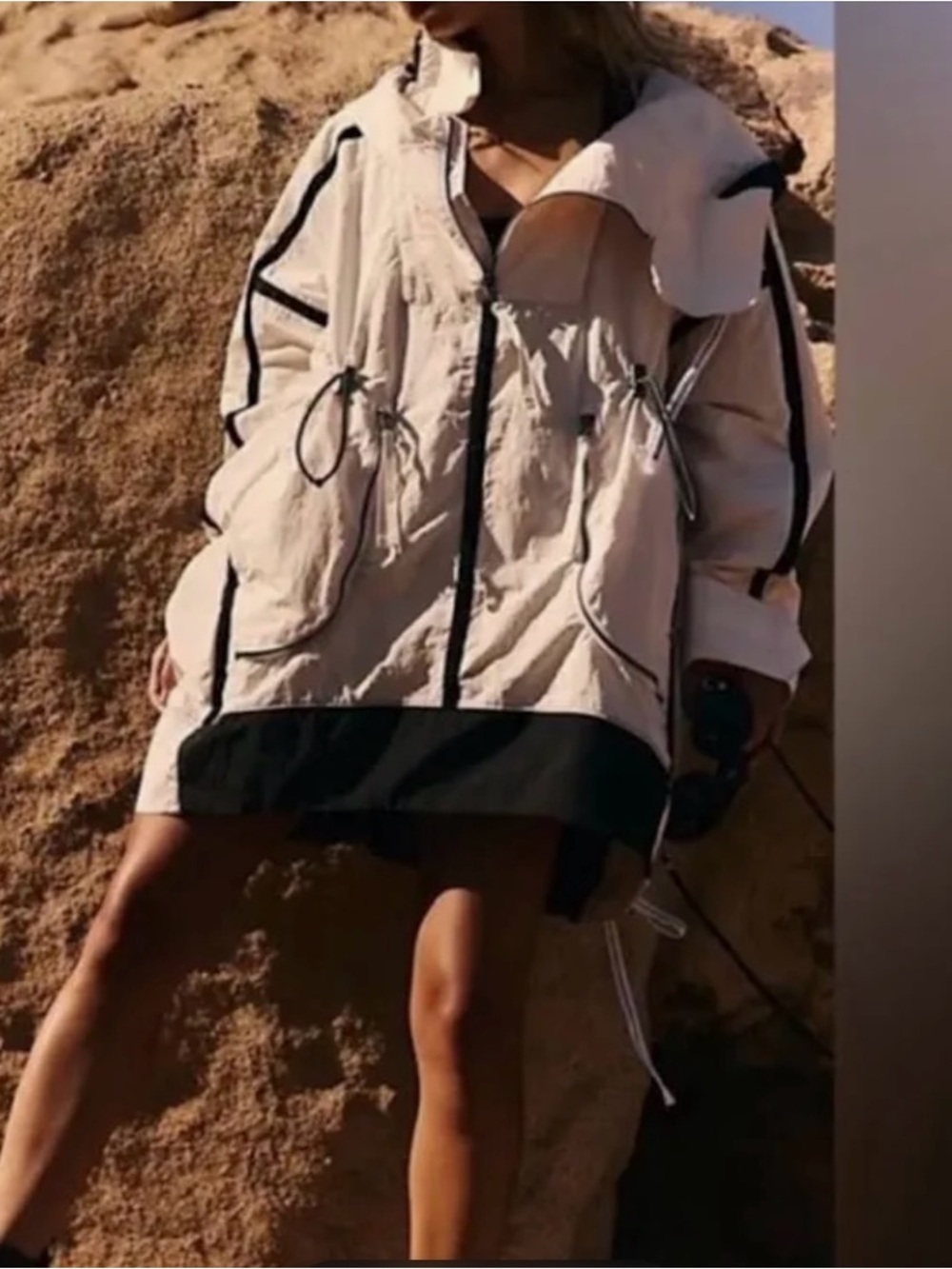 Free People NWT Peace Out
Backpack Parachute Parka Jacket
X/S
